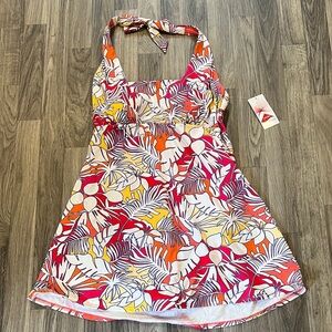 NWT Lands End swim dress built in bra